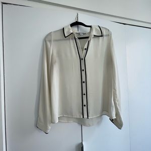 White Button Down Blouse